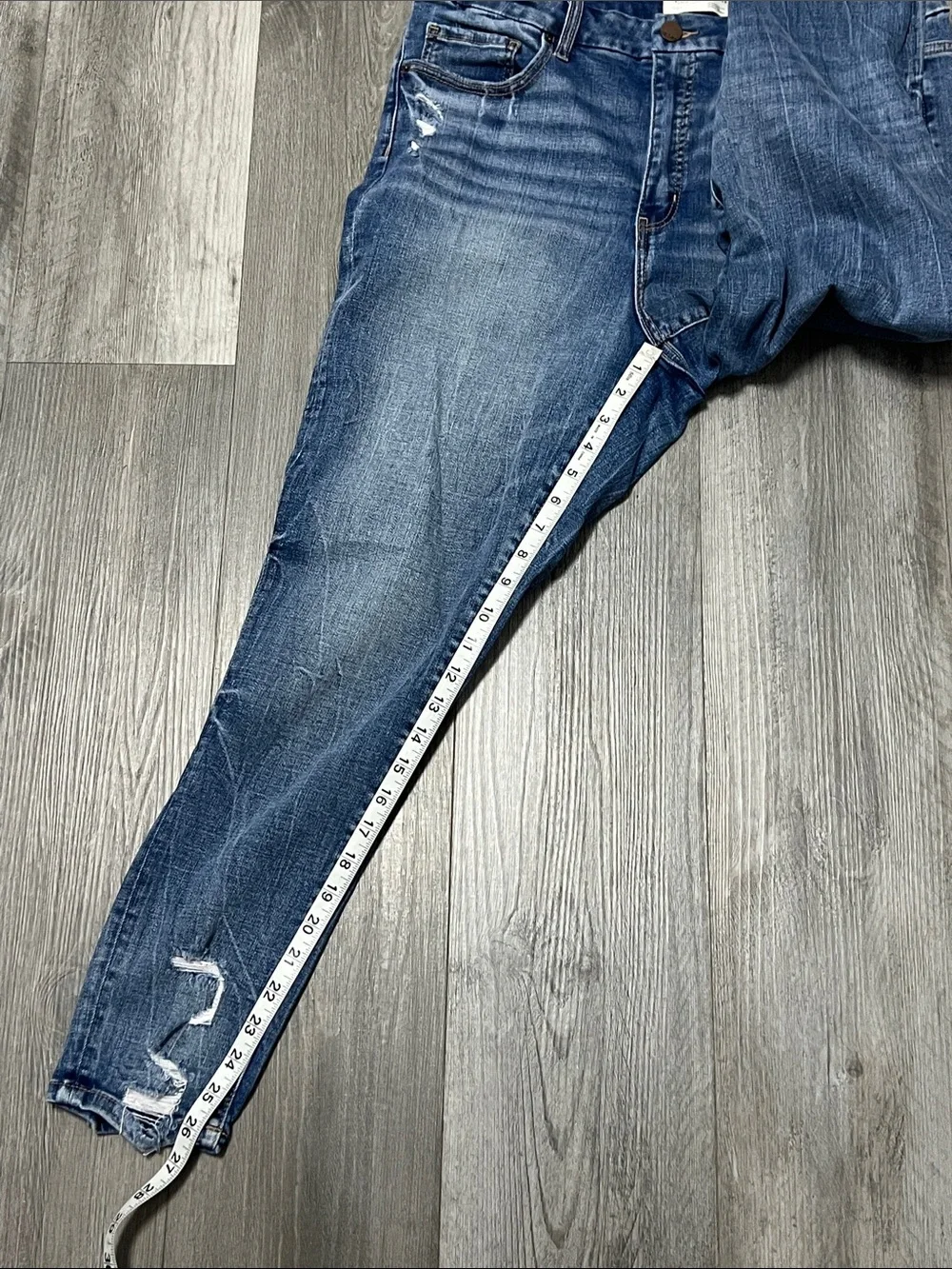 BKE woman’s Parker Universal fit high rise Ankle Skinny jeans/ size 32x27